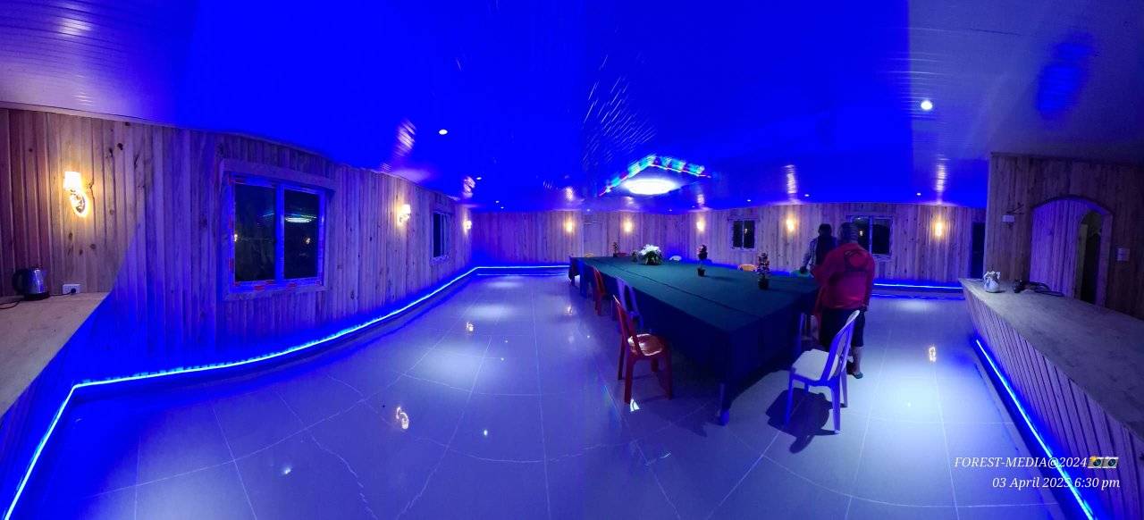 Restaurant Space with Ambient Lighting